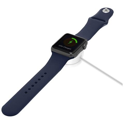 Caricatore Con Cavo Usb Compatibile Con Apple Watch 102x2x1 Cm. Colore Bianco - Foto 4