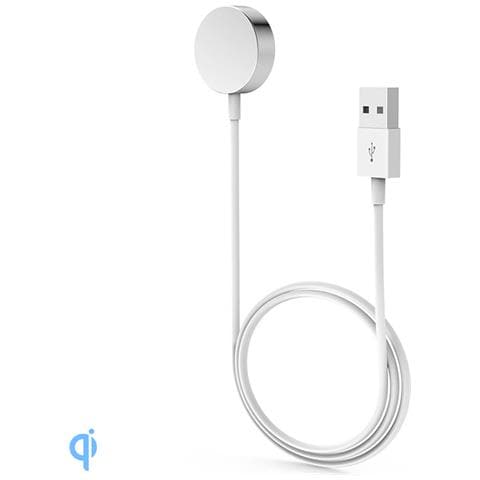 Caricatore Con Cavo Usb Compatibile Con Apple Watch 102x2x1 Cm. Colore Bianco - Foto 1