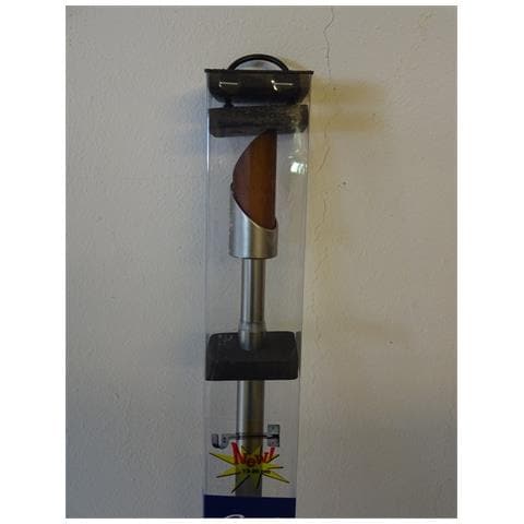 Kit Bastone Per Tenda In Acciaio Nickel Satinato 200-370 Cm Finale Cilindro - Foto 1