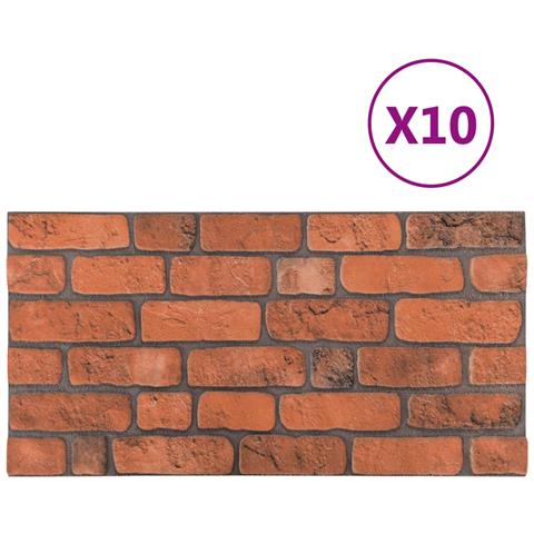 Lusso Casadino -  Pannelli Murali 3d Con Design A Mattoni Terracotta 10 Pz Eps - Foto 2