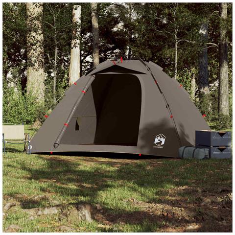 Tenda da Pesca 4 Persone Marrone a Rilascio Rapido - Foto 2