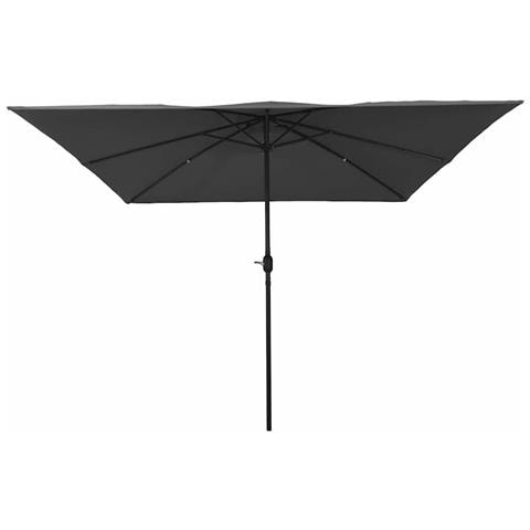 Parasol da Giardino Quadrato 295x245 cm Antracite - Foto 2