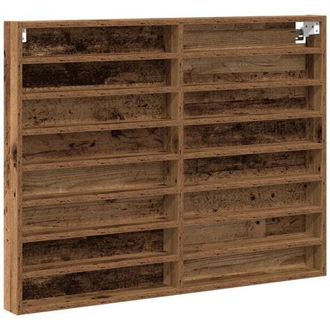 Vetrina Armadio Legno Vecchio 100x8,5x75 cm Legno Composito - Foto 1