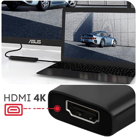 Hub Usb Per Usb-c Hdmi 4k, 100w Di Ricarica E Usb, Nero - Foto 2