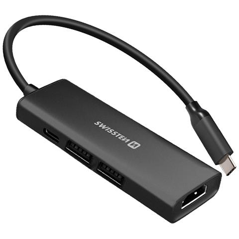 Hub Usb Per Usb-c Hdmi 4k, 100w Di Ricarica E Usb, Nero - Foto 5