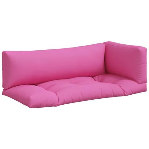 Cuscini per Pallet 3 pz Rosa in Tessuto Oxford - Foto 1