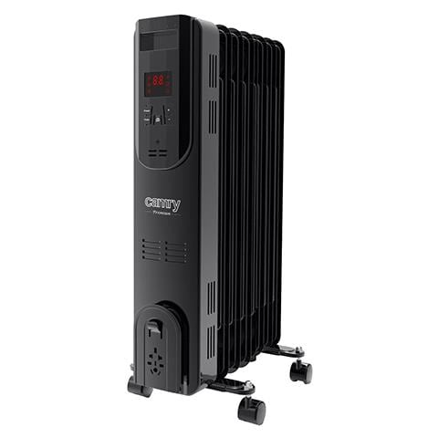 CR 7812 stufetta elettrica Interno Nero 1500 W Riscaldatore ambiente elettrico a olio - Foto 1
