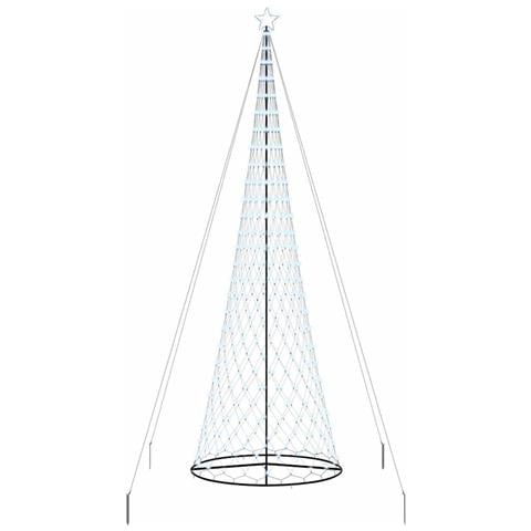 Albero di Natale LED Bianco freddo 138.5 x 138.5 x 399 cm - Foto 1