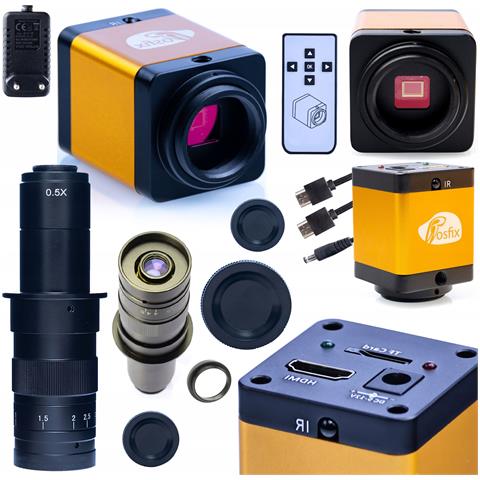 Set Microscopico Pegasus Pro 12 Mb 2 In 1 - Camera 12mp Hdmi + Obiettivo 180x | Alta Qualità Immagine, Precisione, Stabilità | Uso Professionale - Foto 1