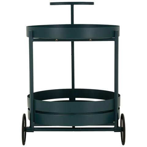 Carrello Bar Saturno In Metallo Ottanio 40x49,5x61 Cm - Foto 2