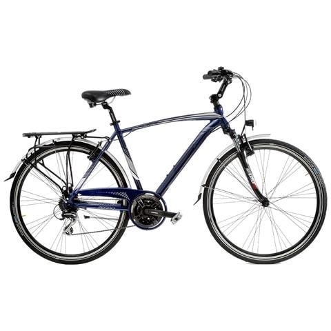 Bici Uomo City Bike Misura 28 Linea Zefiro Bicicletta Acera 24v Forcella Idraulica Telaio Alluminio Zfr24vsf Luci A Led - 47 Nero Opaco - Foto 2