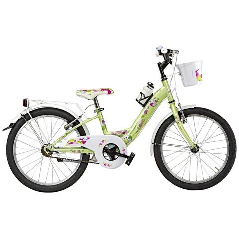 Bici Bimba Da Passeggio Misura 20 Telaio Venere Bambina Modello Baby Bunny Bb20scsl 1v Senza Cambio Senza Luci - 28 Verde Chiaro - Foto 1