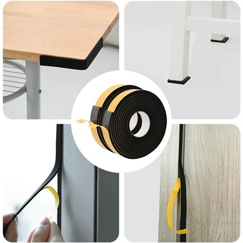 Nastro adesivo in schiuma 2 pcs Nero 40mm x 5m Schiuma CR - Foto 2