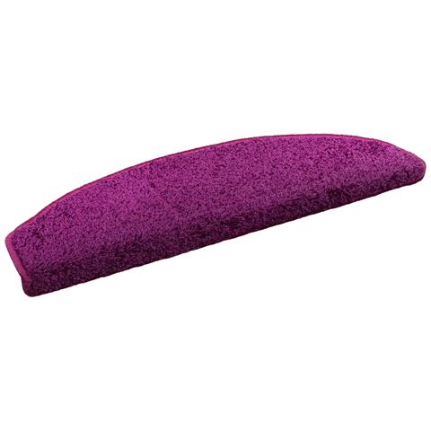 Tappetini per scale autoadesivi 15 pcs Viola 80 x 24,5 x 3,5 cm - Foto 1