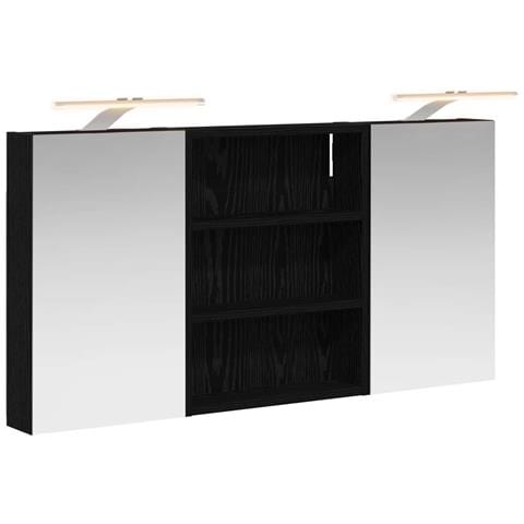Set di Armadi da Bagno con lo scaffale 3 pcs 100 x 10,5 x 50 cm - Foto 1