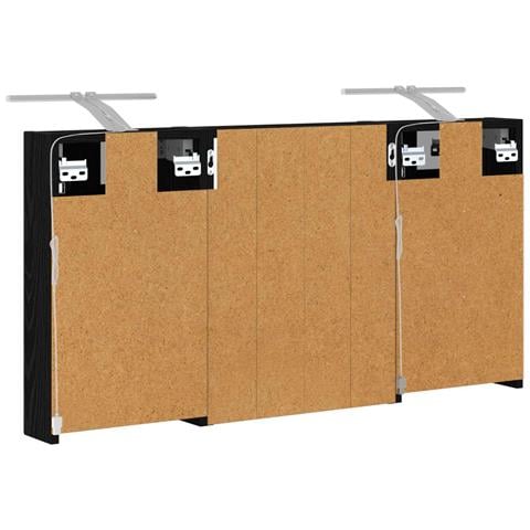 Set di Armadi da Bagno con lo scaffale 3 pcs 100 x 10,5 x 50 cm - Foto 9