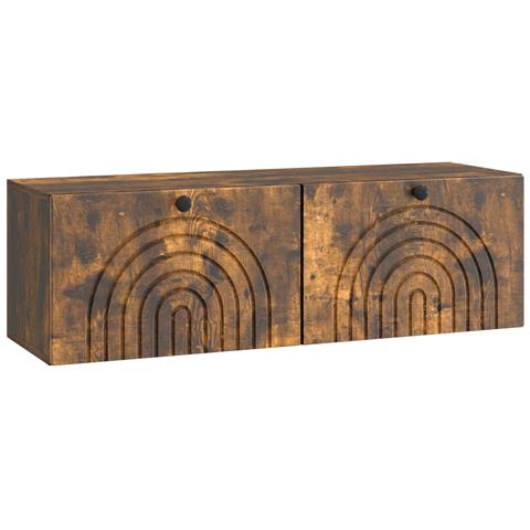 Mobile Porta TV da Muro Rovere Fumo 98 x 31 x 30 cm - Foto 1
