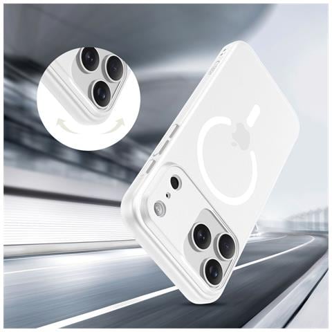 Custodia Bianca Opaca Magsafe Per Iphone 17 Pro - Foto 1