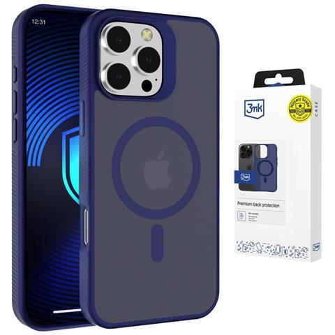 Custodia Per Iphone 16 Pro, Blu 3mk - Foto 2