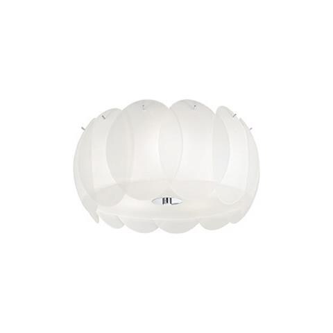 Lampada Da Parete-soffitto Ovalino Pl5 Bianco Max 5x60w E27 240v - Foto 4