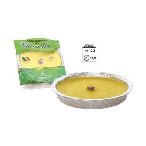 Candele Citronella In Alluminio 11 Cm. Arredo Giardino - Foto 2