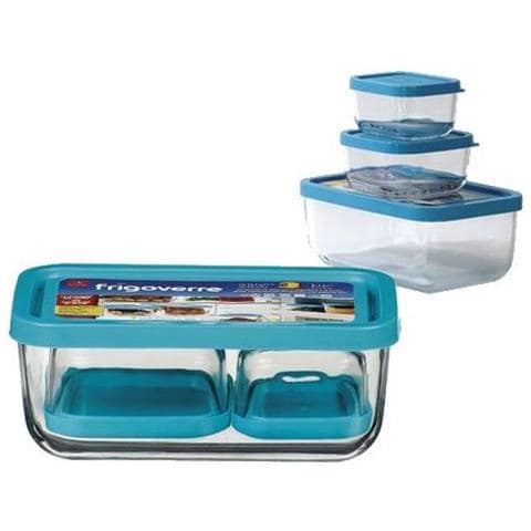 TV Unser Original Set Di 9 Contenitori Refrigerabili In Silicone E PP – 3 Misure, 3 Colori (Lilla, Rosa, Cipria), Adatti A Microonde E Freezer - 2
