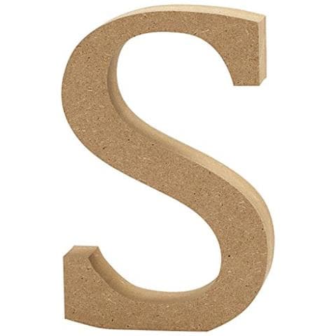 Lettera, Altezza: 8 Cm, Spessore 1,5 Cm, Mdf, S, 1 Pezzo - Foto 1