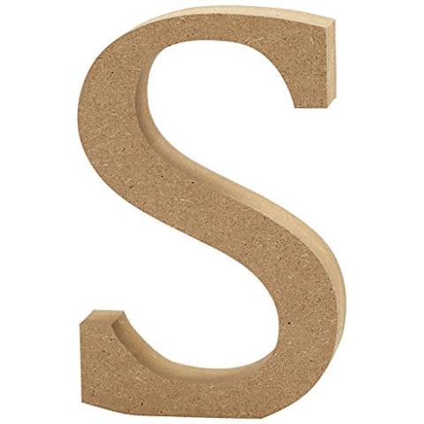 Lettera, Altezza: 8 Cm, Spessore 1,5 Cm, Mdf, S, 1 Pezzo - Foto 2