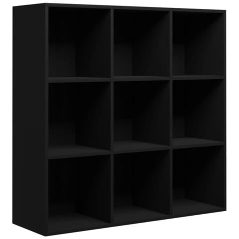 Libreria Nera 98x29x97,5 cm in Legno Multistrato - Foto 1