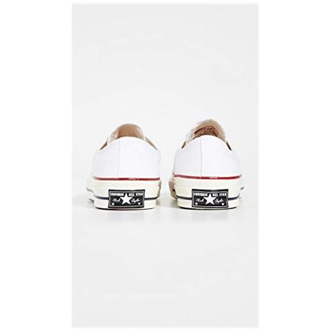 Converse Taylor Chuck 70 Ox, Scarpe Da Ginnastica Basse Unisex-adulto, Multicolore (bianco / garnet / egret 102), 38 Eu - Foto 2