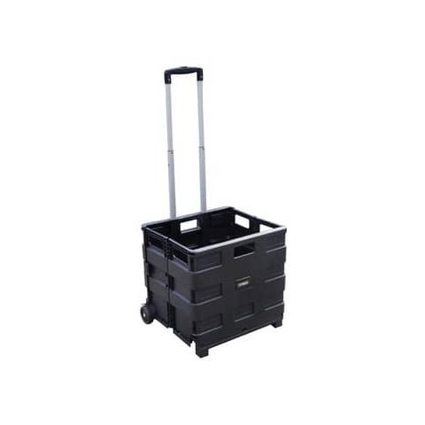Cassetta Pieghevole Portatile 42x40x38 Cm Nero Trolleygp - Foto 1