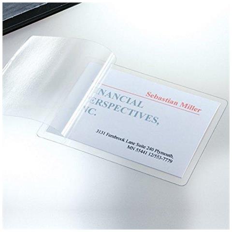 Vz215 Auto Fredda Seal Laminazione Tasche Per Biglietti Da Visita Carte Didentit 100 Pz. - Foto 2