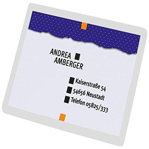 Vz215 Auto Fredda Seal Laminazione Tasche Per Biglietti Da Visita Carte Didentit 100 Pz. - Foto 4