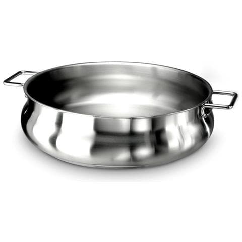 Tegame Basso Acciaio Inox 2 Maniglie Ø 26 cm - Linea Tummy - Foto 1
