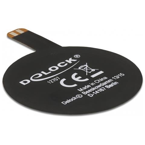 NFC 13,56 MHz Antenna SMT FPC rotonda interna nera autoadesiva - Foto 2