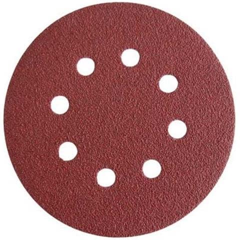 Disco Abrasivo Fibrato Velcrato 8 Fori Imperial Mm 125x22,2 Grana 120 Blpz 6 X 6 Bl - Foto 1