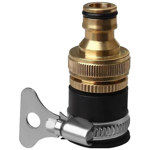 Connettore A Muro In Ottone Connex 3/4” Per Tubo Da Giardino – Raccordo Per Impianti Di Irrigazione E Rubinetti