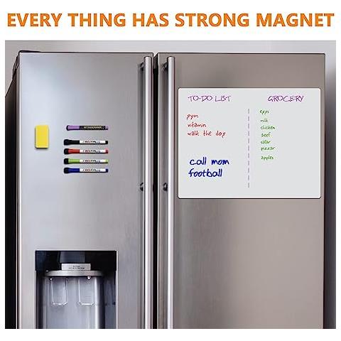 Lavagna Magnetica Per Frigorifero White A4 - Foto 2