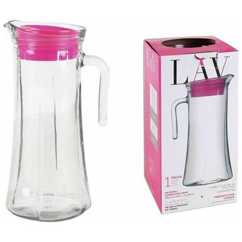 Caraffa In Vetro Trasparente Lav Lv-tru140 Pk0001rp (6 Unità) (1400 Ml) - Foto 2