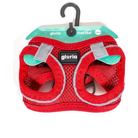 Imbracatura Per Cani Trek Star 29,4-32,6 Cm 41,4-43 Cm Rosso S - Foto 1