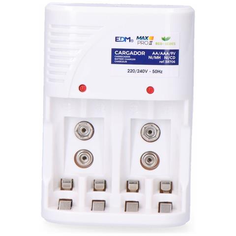 Caricabatterie 4 Batterie Aa /aaa / 6f22 - Foto 1