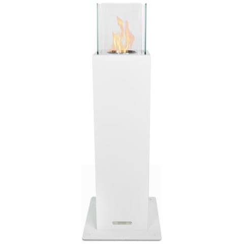 Camino A Bioetanolo Da Giardino Biocamino Per Esterno Capri 110 Bianco - Foto 2