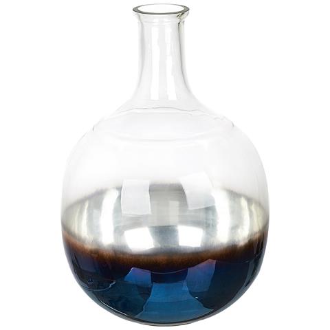 Vetro Vaso Da Fiori 34 Multicolore Blu Razala - Foto 2