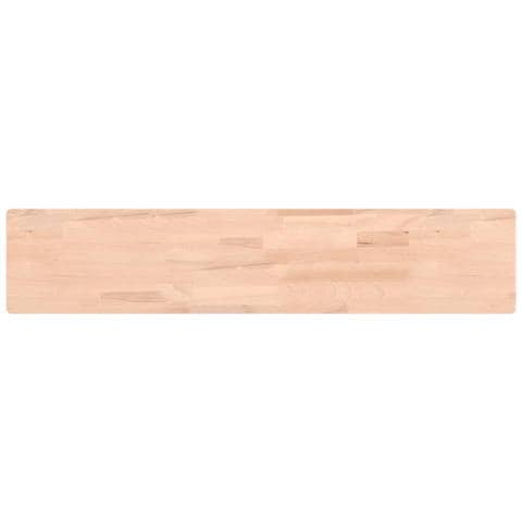 Mensola A Parete 100x20x4 Cm In Legno Massello Di Faggio - Foto 2