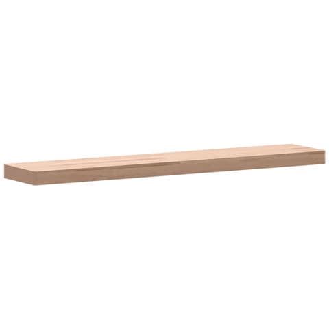 Mensola A Parete 100x20x4 Cm In Legno Massello Di Faggio - Foto 3
