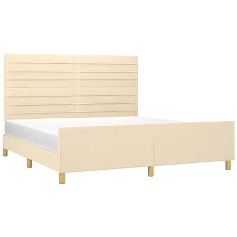 Giroletto Senza Materasso Crema 180x200 Cm In Tessuto - Foto 3