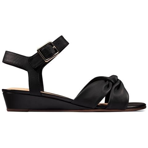 Donna Sense Strap Sandali In Pelle Nera 36 - Foto 1