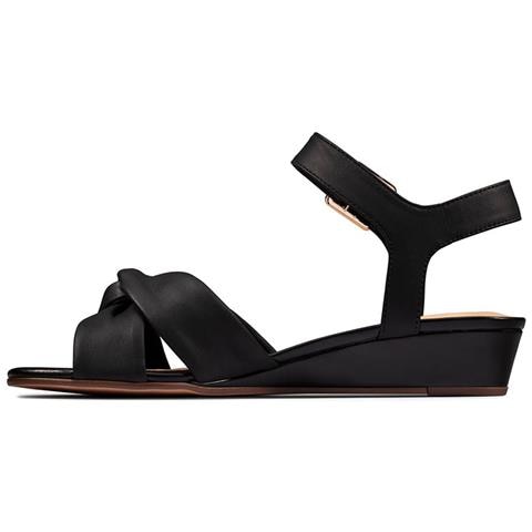 Donna Sense Strap Sandali In Pelle Nera 36 - Foto 2