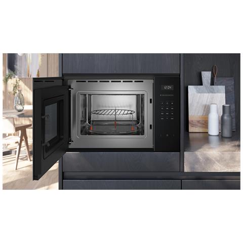 iQ500 BE555LMB1F forno a microonde Nero Microonde con grill Da incasso 25 L 900 W - Foto 4