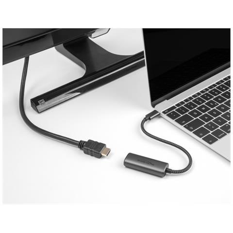 Adattatore USB Type-C per HDMI (DP Alt Mode) 8K con funzione HDR alluminio - Foto 3